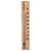 0.00023 Klasični leseni termometer za notranjo in zunanjo temperaturo