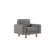 ATELIER DEL SOFA 1-Seat Sofa Sparrow 1 Obsidian Walnut