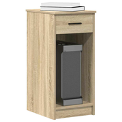 Tower stalak za racunalo s ladicom boja hrasta 35x45x77 cm