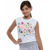 Majica kratkih rukava za djevojcice Lucky in Love Novelty Print Sun Chaser Tank Girls - multi