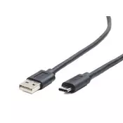 GEMBIRD CCP-USB2-AMCM-1M USB 2.0 AM to Type-C cable (AM/CM), 1 m