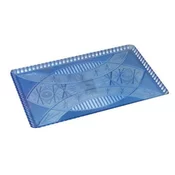 Pladenj kristal 22x14cm imitacija stekla plastika