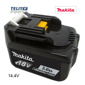 TelitPower 14.4V 3000mAh LiIon - baterija za rucni alat Makita BL1430 ( P-1692 )