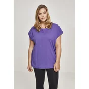 Womens ultraviolet T-shirt with extended shoulder