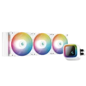 DeepCool vodeni hladnjak za procesor - LS720 WH (max. 19 dB; max. 145,86 m3/h; 3x12 cm, A-RGB LED, bijeli)