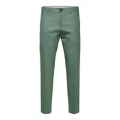 SELECTED HOMME Hlače na rob OASIS, zelena