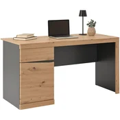 Modern Living Pisalna Miza Turino, Barva Hrasta, Antracit