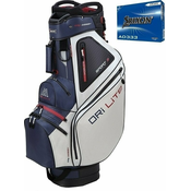 Big Max Dri Lite Sport 2 SET Navy/Silver Golf torba Cart Bag