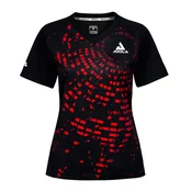 Ženska majica Joola Lady Shirt Centrela Black/Red M