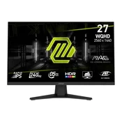 MSI MAG/274QF X24/27/IPS/QHD/240Hz/0.5ms/Črna/3R