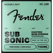 Fender 7150 Pure Nickel 45-100 Strune za bas kitaro (Kot novo)