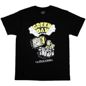 Green Day Majica Longview Doodle Unisex Black 2XL