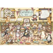 Ravensburger - Puzzle Vintage št. 20 – Crazy Cats … v WI - 1 000 kosov