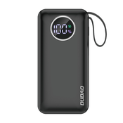 Powerbank Dudao K15sB 10000mAh USB-A/USB-C 22.5W with USB-C/Lightning Cable black