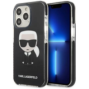 Karl Lagerfeld KLHCP13LTPEIKK iPhone 13 Pro 6,1 hardcase black Iconik Karl (KLHCP13LTPEIKK)