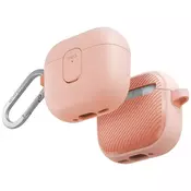 Premium ovitek UNIQ Clyde Series™ za AirPods 4 - Coral