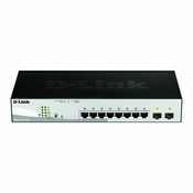 D-Link DGS-1210-10P/E 10-port 10/100/1000 Gigabit PoE Smart Switch including 2 Combo 1000BaseT/SFP