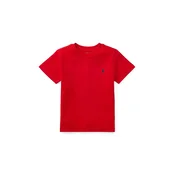 Otroška bombažna kratka majica Polo Ralph Lauren rdeča barva