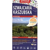 Kašubska Švica 1:50.000. Vodoodporni turistični zemljevid. Galileos