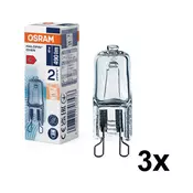 SET 3x sijalica za rernu HALOPIN G9/40W/230V 2700K - Osram