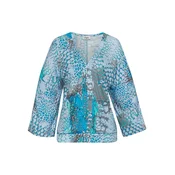 BUFFALO Bluza modra/svetlo modra/temno siva