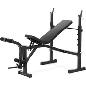 Gymrex Treningna klop za vajo z dolgim drogom, nastavljiva do 100 kg