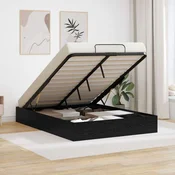 Otomanski krevet s pohranom Crni Hrast 193 x 135 x 25 cm