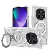 Hibridna maska Carbon Shield Pro za Xiaomi Redmi Note 15 5G / Poco M8 - white transparent