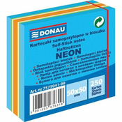 Donau Samolepilna blazinica mini - 50x50 mm, 250 l., modri odtenki