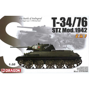 Kit tenk model 6453 - T-34/76 STZ MOD.1942 (1:35)