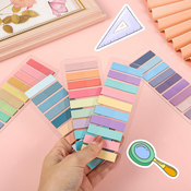 INF Fluorescentni samolepilni lističi, razvrščeni indeksni zapiski z etuijem, (21535216)