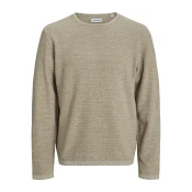 JACK & JONES Pulover JJEGEORGE greige