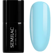 Semilac UV Hybrid One Touch Pastels gel lak za nohte odtenek 974 Bubbly Blue 7 ml
