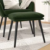 vidaXL vidaXL Stolček za noge temno zelen 45x29,5x35 cm žamet, (20818672)