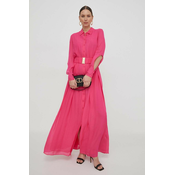 Haljina Pinko boja: ružicasta, maxi, širi se prema dolje