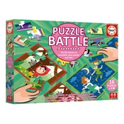 EDUCA Puzzle Bitka pravljic 16x9 kosov