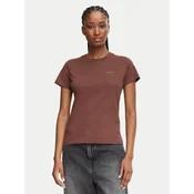 HUGO Majica Damatee_B 50575770 Rjava Regular Fit
