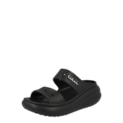 Natikači Crocs Classic Crush Sandal ženski, črna barva, 207670