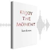 Slika - Unique Moment (1-part) - English Text on White Background 80x120 Akusticna