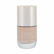 Clarins Everlasting Youth Fluid SPF15 posvetlitveni in učvrstitveni puder 30 ml odtenek 102.5 Porcelain