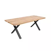 Trpezarijski sto (boja hrasta drvo, metal)