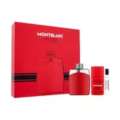 Montblanc Legend Red darovni set parfemska voda 100 ml + parfemska voda 7,5 ml + dezodorans u stiku 75 g za muškarce