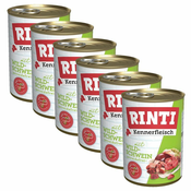 RINTI v pločevinki z divjim prašičem 6 x 400 g
