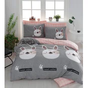 Aberto Design Set Double posteljine Tavsancik, 200x220cm, Sivi