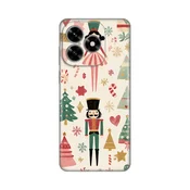 Silikonska maska za Honor X5c Plus, Vintage Christmas