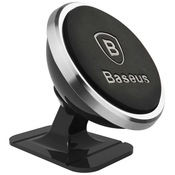 Baseus Magnetic car holder for smartphone, silver (6932172627058)