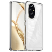 Hibriden ovitek Frame Shield za Honor 200 - prozoren