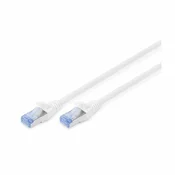 DIGITUS Digitus DK-1531-150 RJ45 omrežni kabel\, Patch kabel CAT 5e SF/UTP 15.00 m siva zviti pari 1 kos, (20415430)