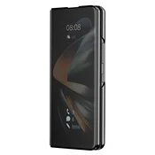 AVIZAR Preklopna torbica Samsung Z Fold 4, funkcija stojala Clear View Mirror Effect - ČRNa, (20640254)