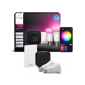 PHILIPS HUE SMART ŽARULJE 2xE27 1100Lm 2200-6500K+RGB +HUE BRIDGE PRO+PRIGUŠIVAC